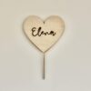 Topper Inimă Personalizat cu Nume - Thumbnail Image 7
