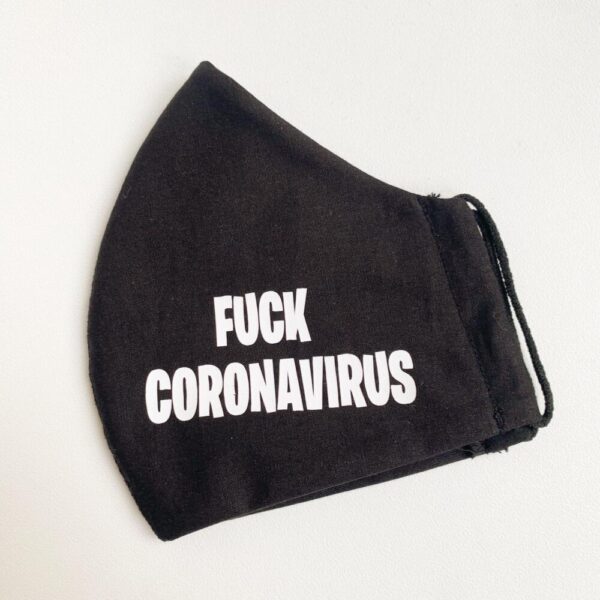 Masca personalizata Fuck Coronavirus