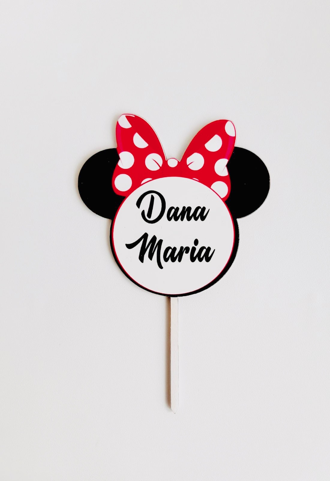Topper Minnie Personalizat