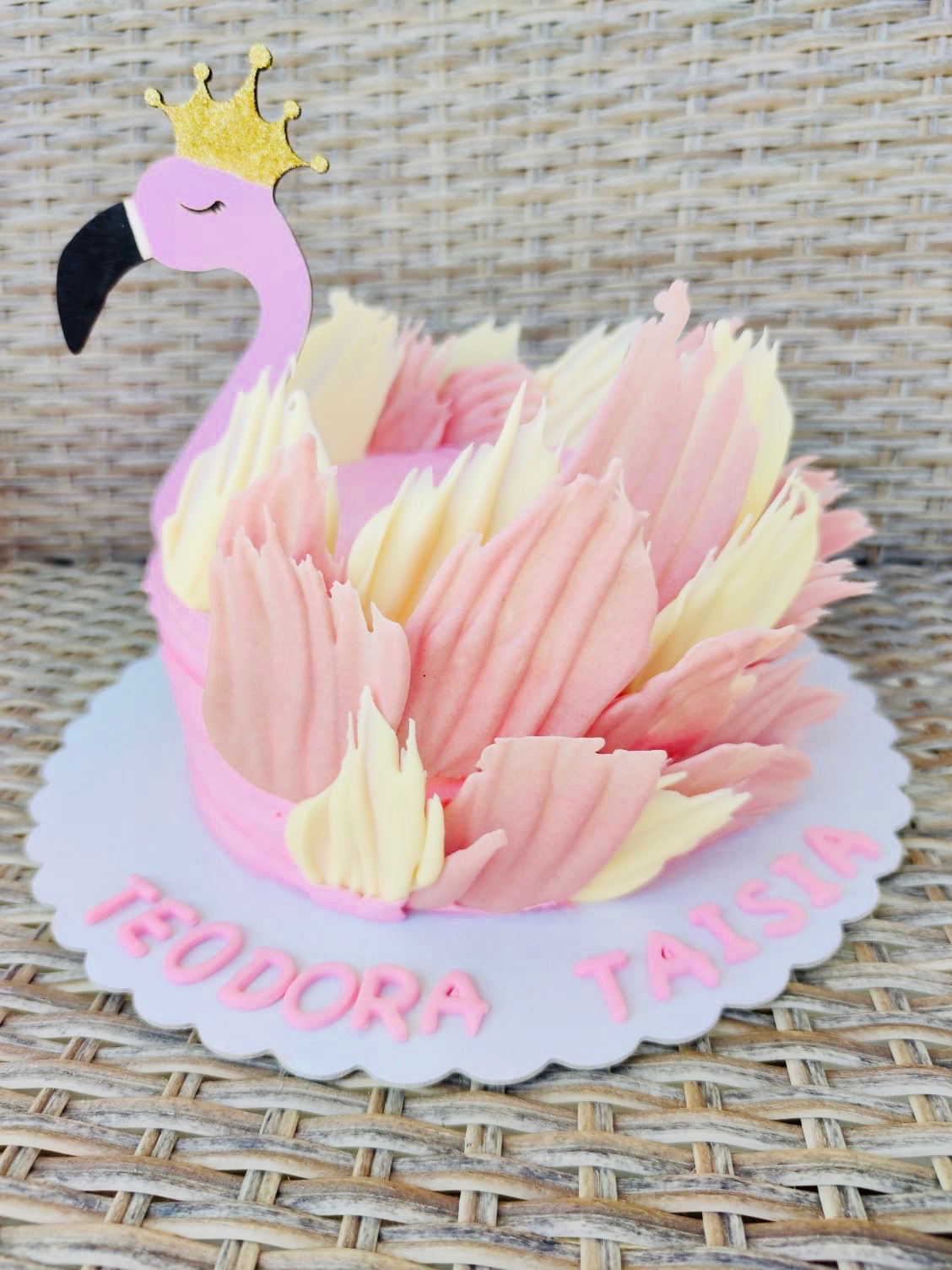 Topper de tort Flamingo - imagine 4