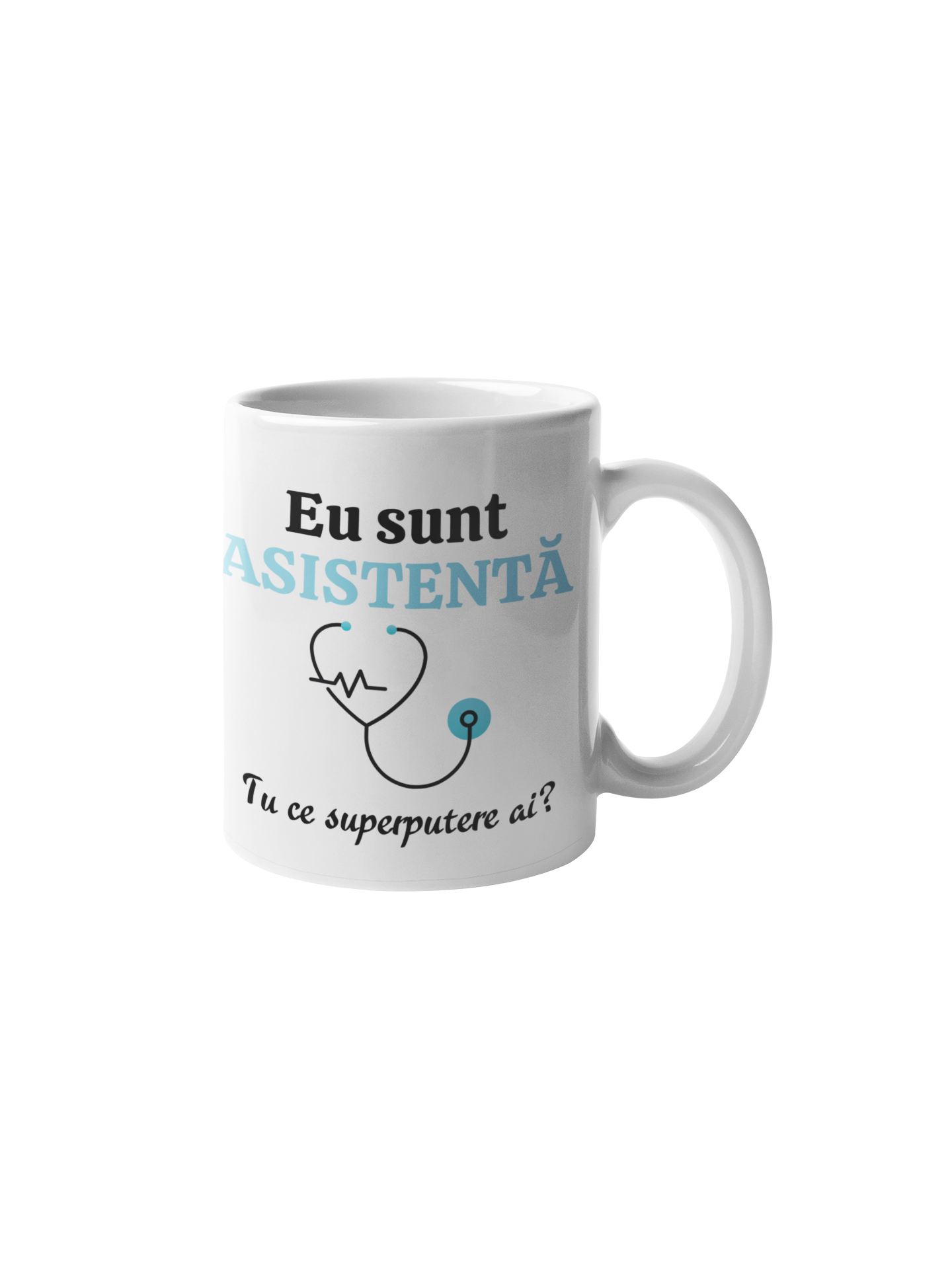 Cană personalizată - Eu sunt asistentă I - imagine 1