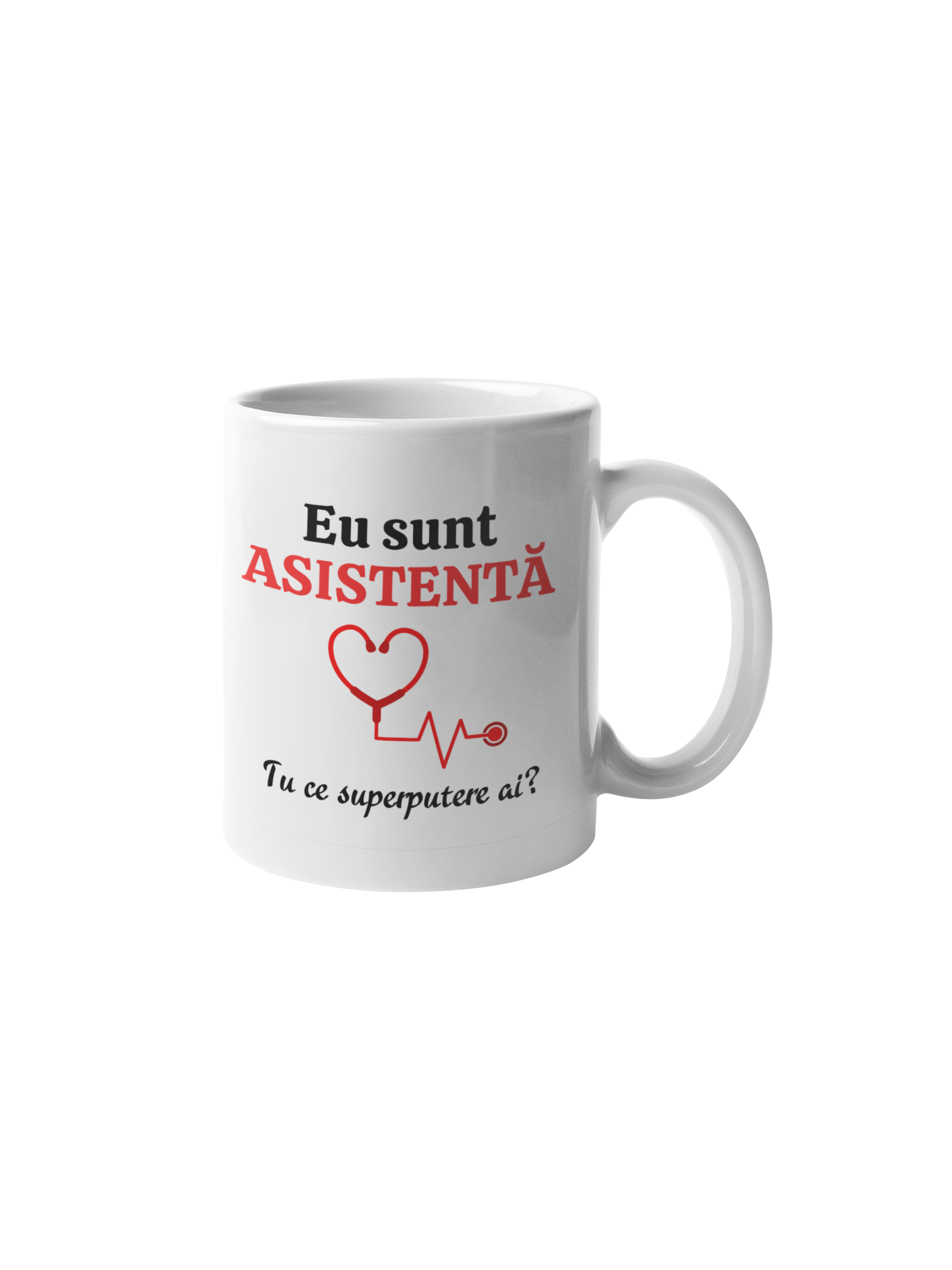 Cană personalizată - Eu sunt asistentă II - imagine 1