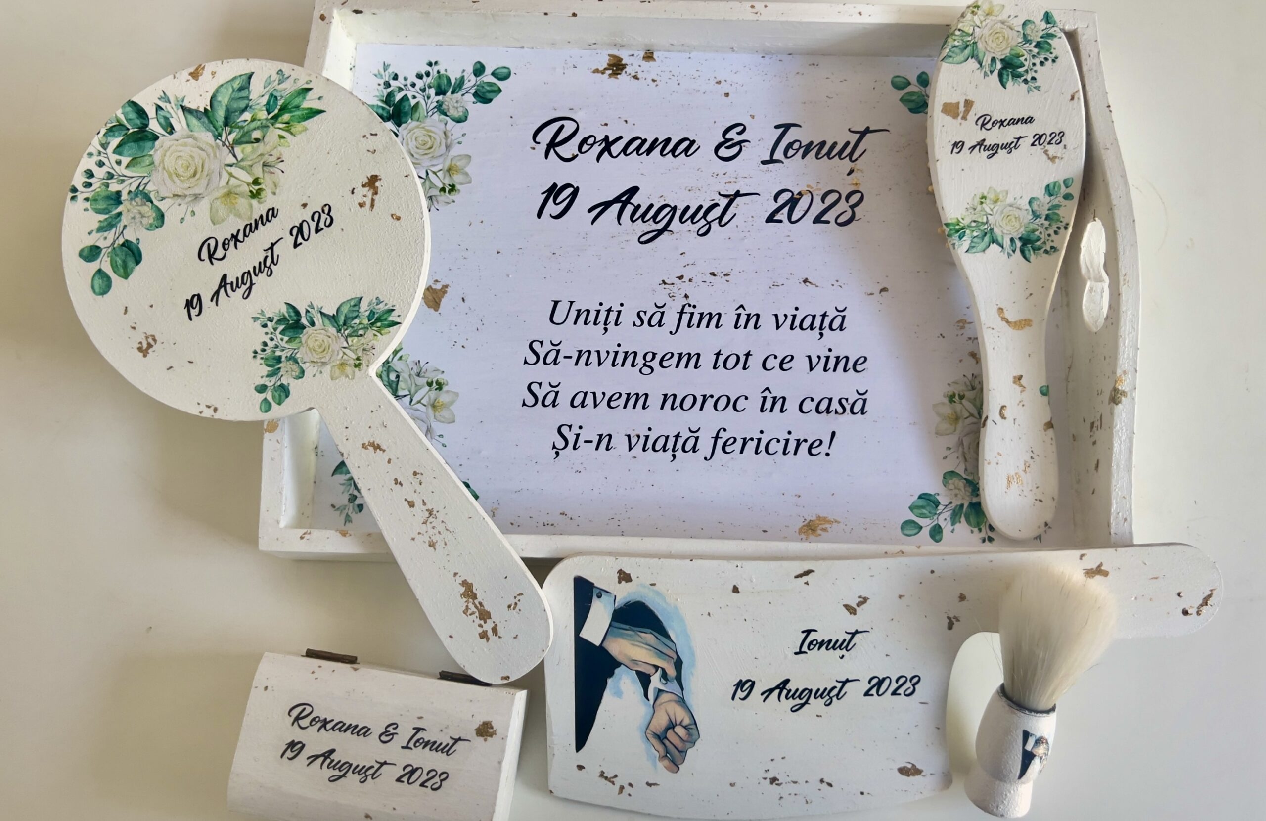 Tava personalizata Mire si Mireasa