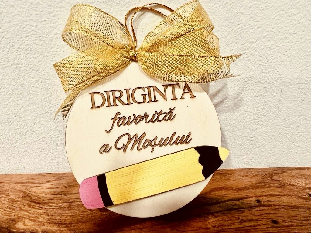 Glob de lemn Favorită a Moșului