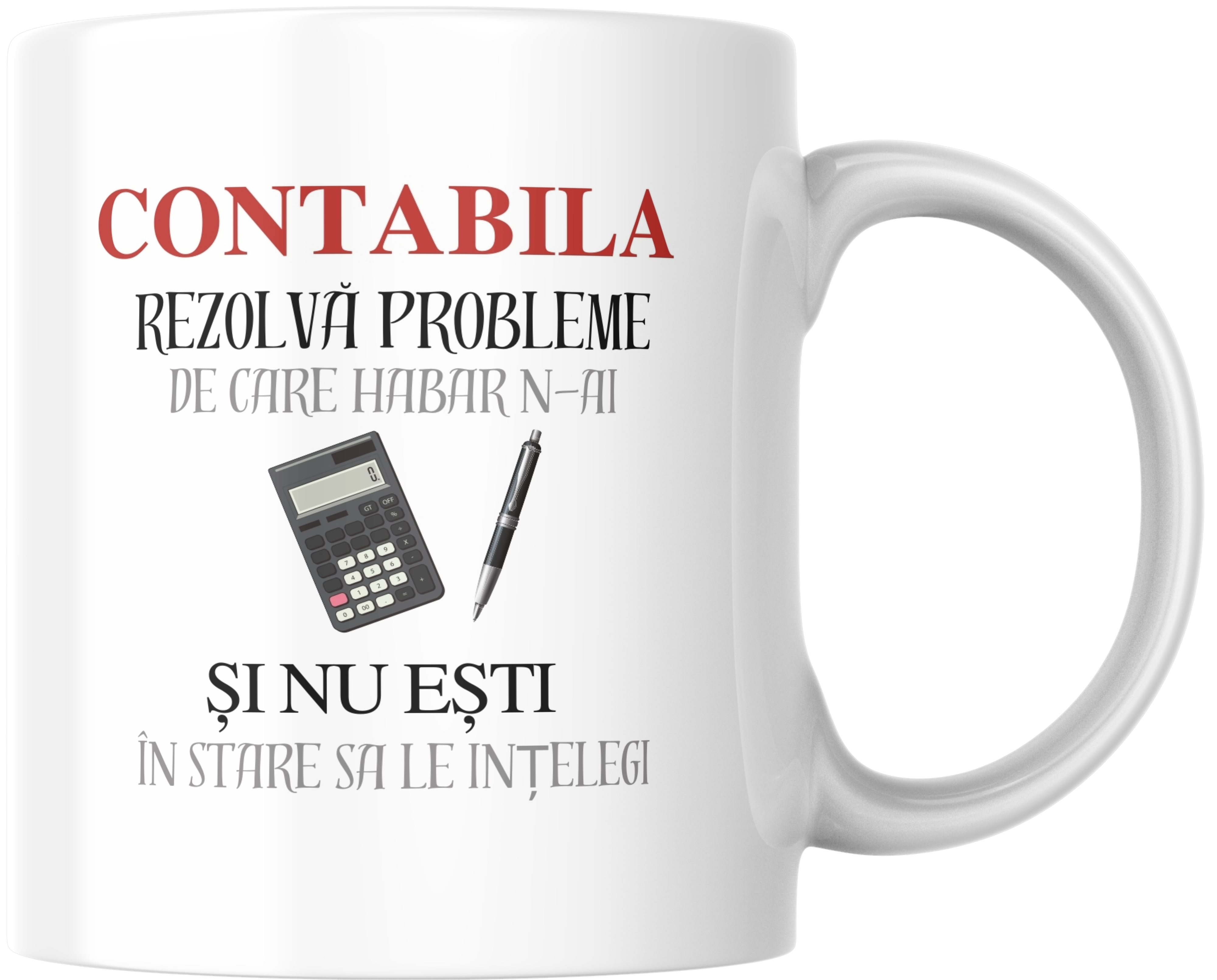 Cana personalizata contabila