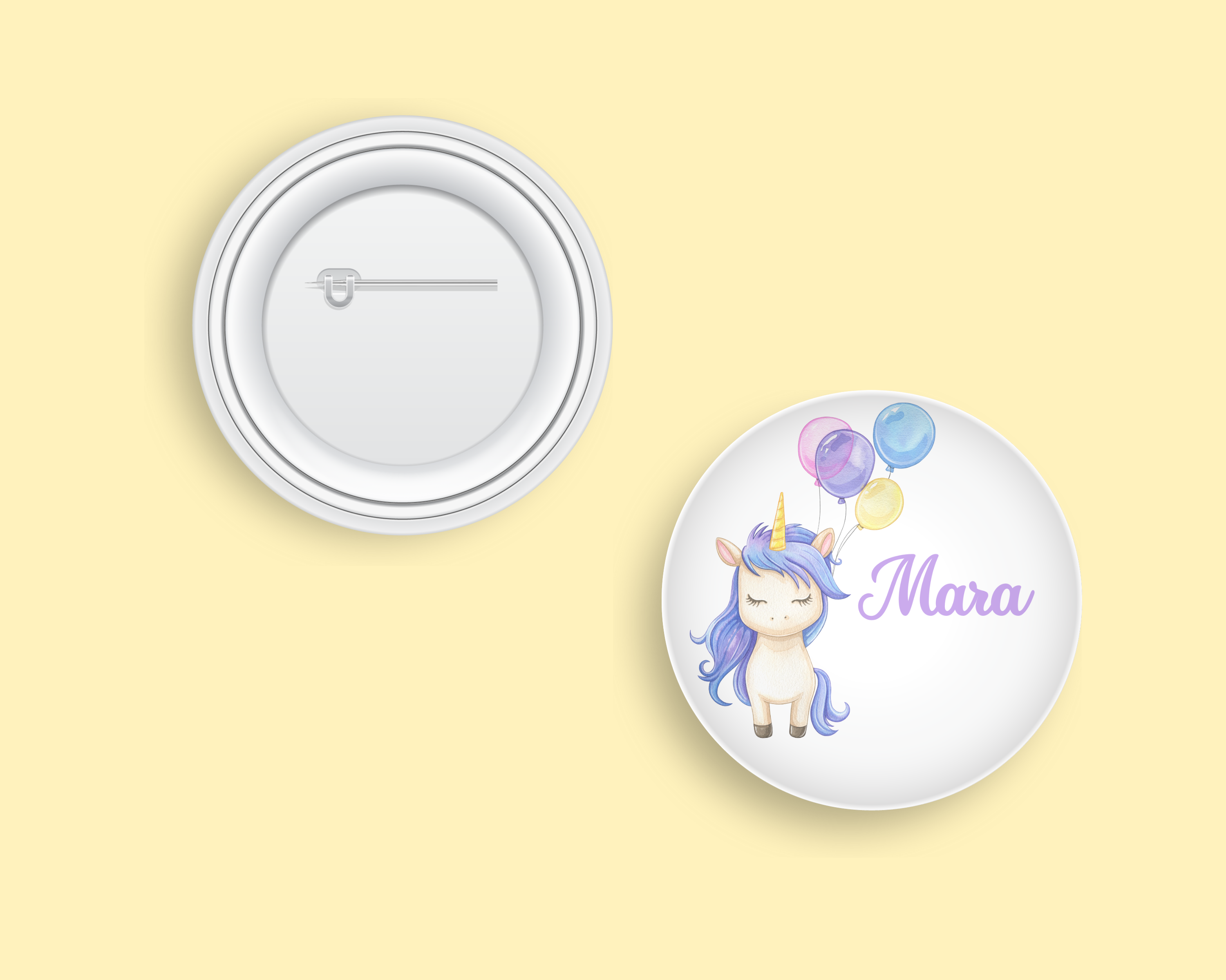 insigna cu nume - unicorn