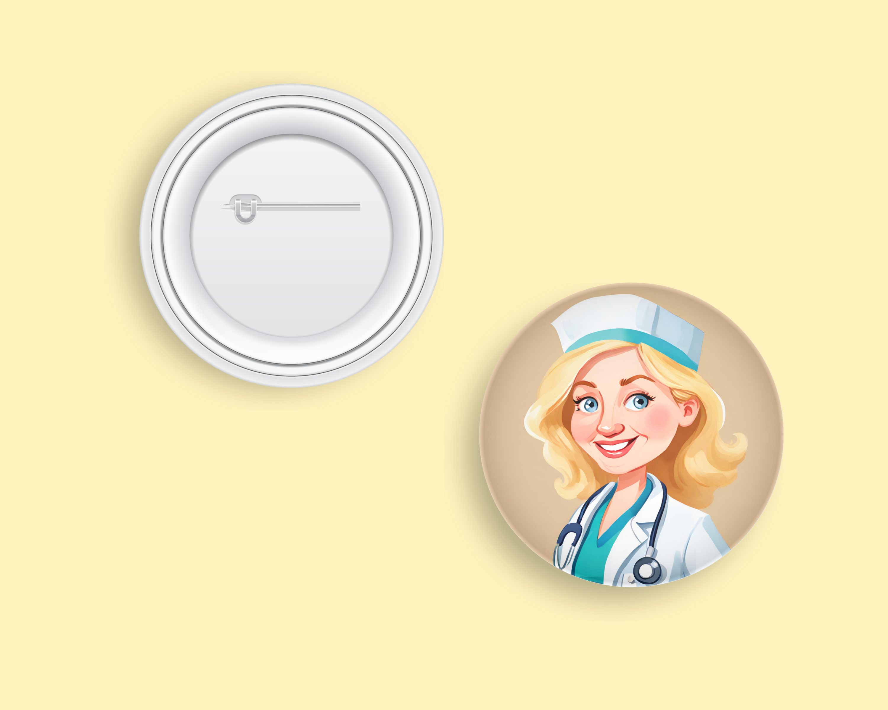 insigna personalizata doctorița