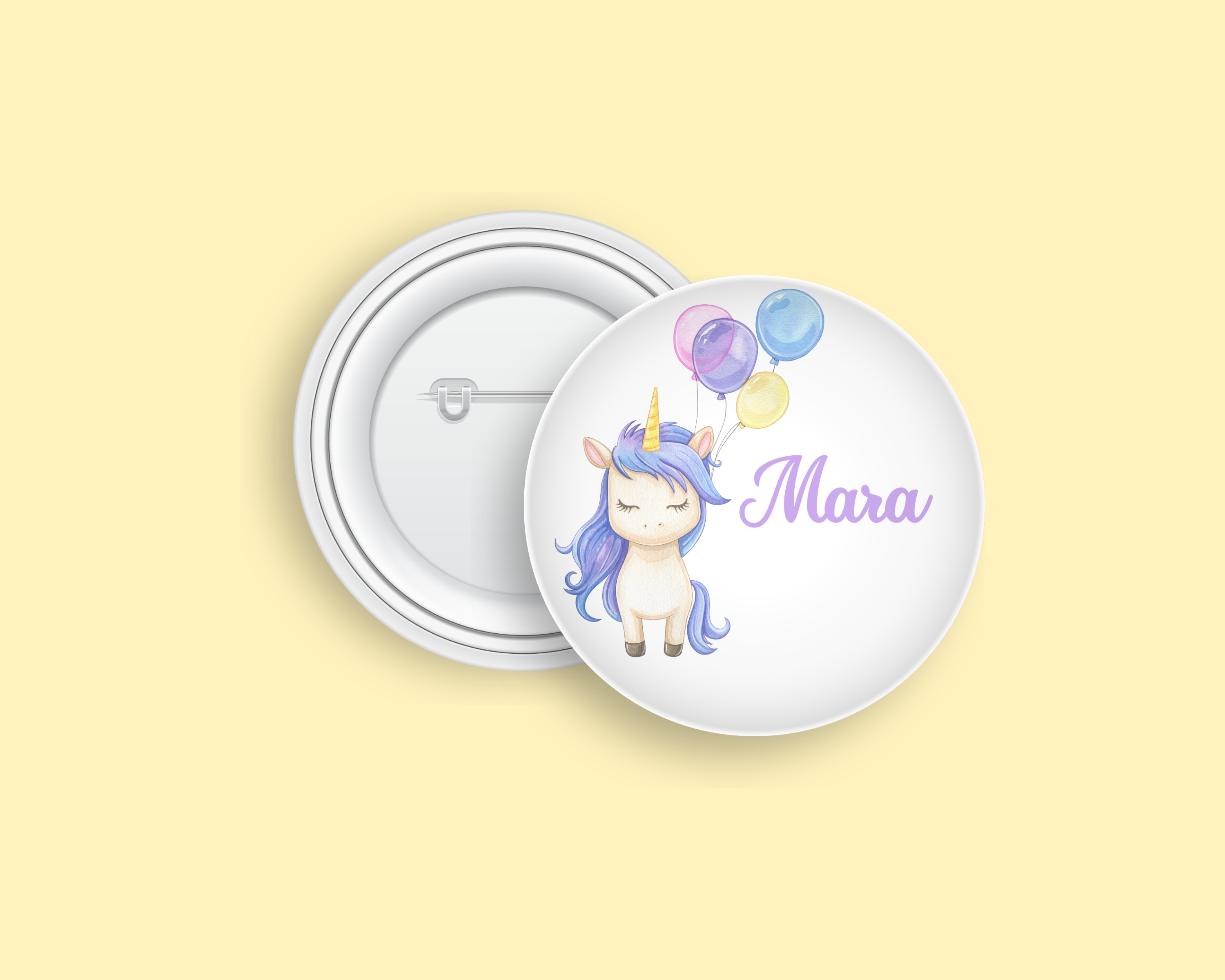 insigna cu nume - unicorn