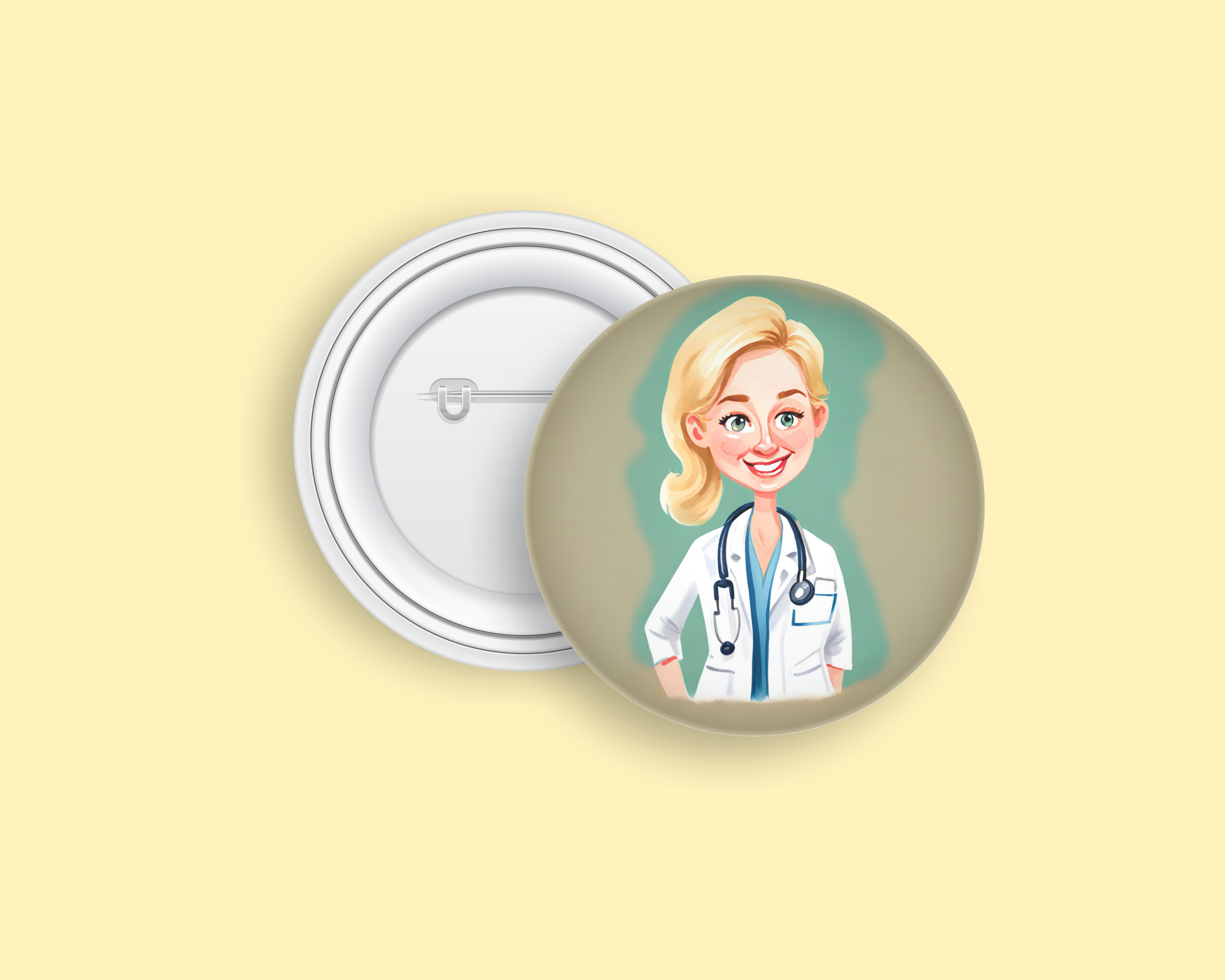 insigna personalizata doctorița