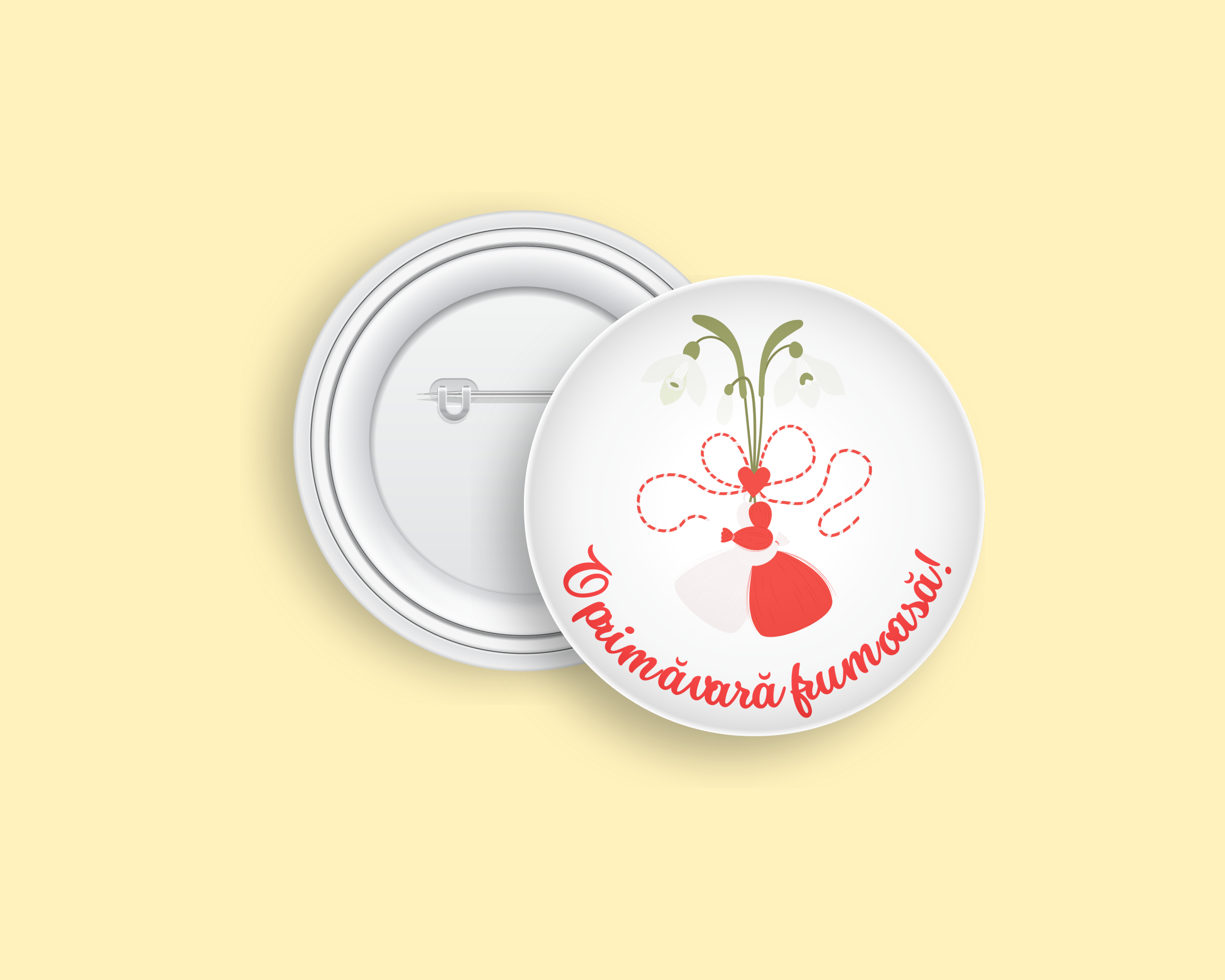 insigna personalizata o primăvară frumoasă