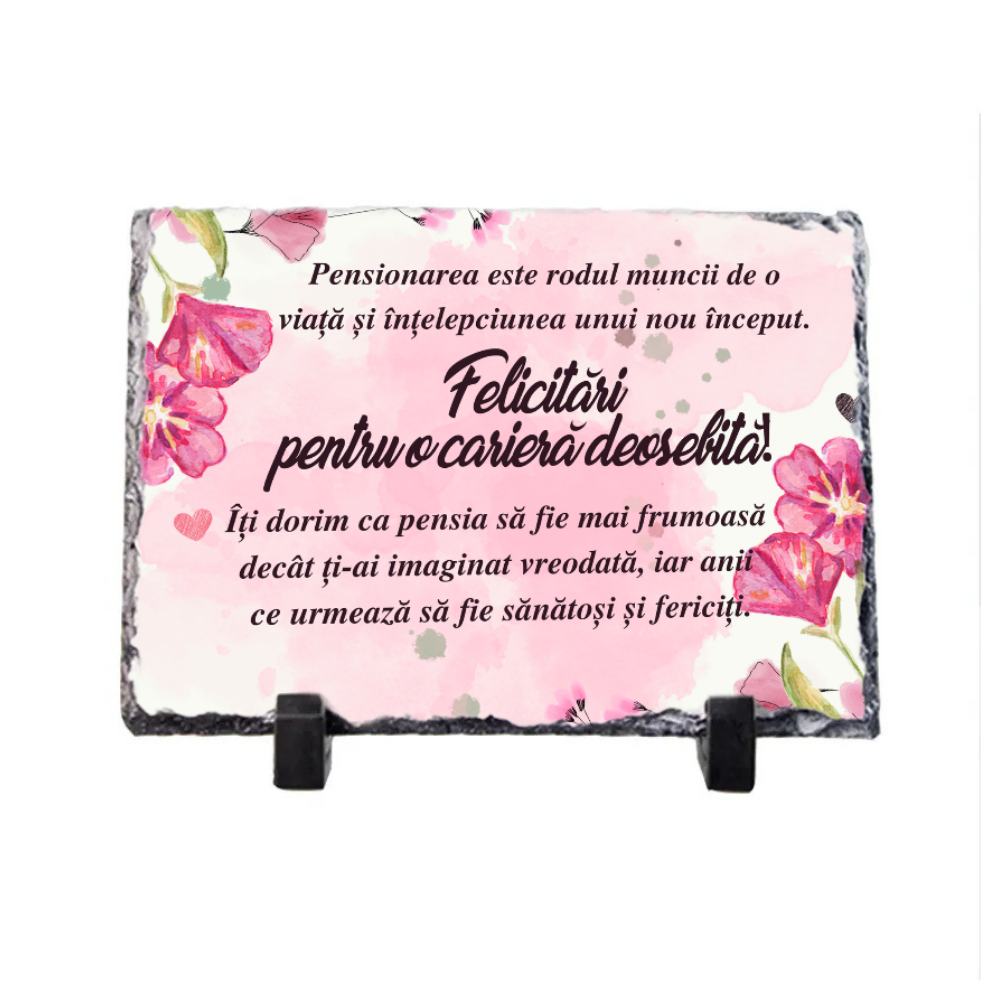Placa de ardezie pensionare