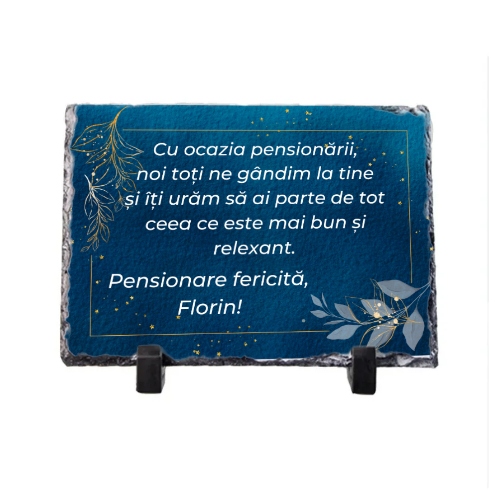 placa de ardezie pensionare