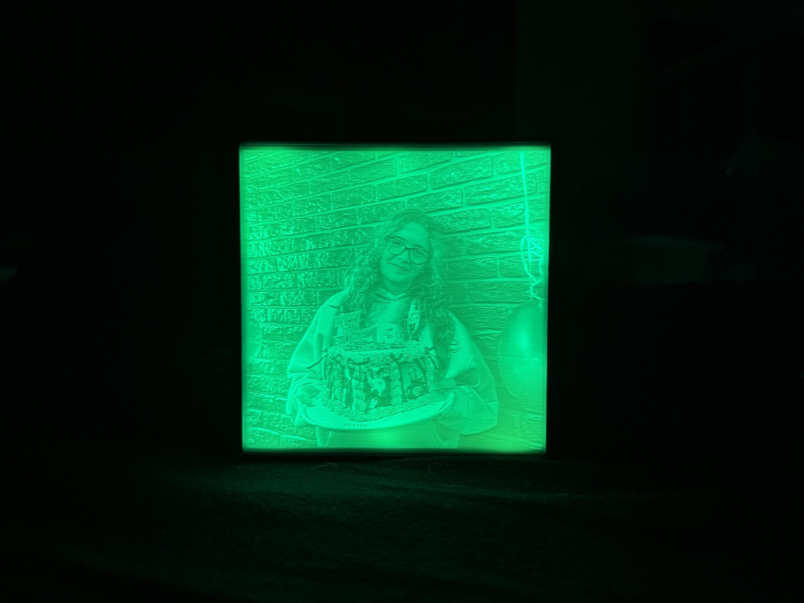 Lampă ramă personalizată 3D - imagine 2