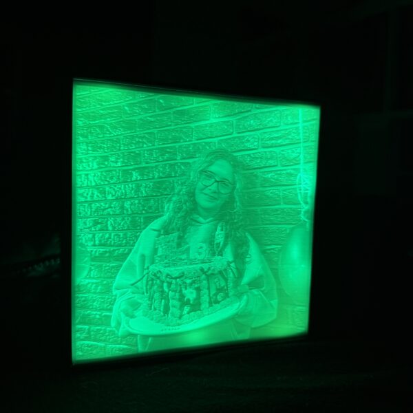 Lampa de veghe lithophane personalizata