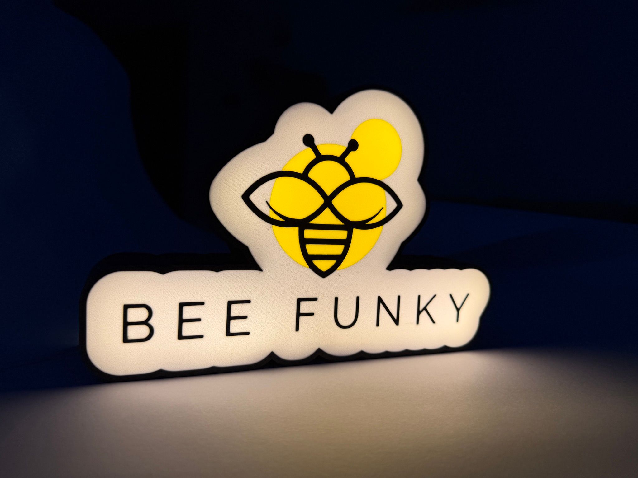 Lampă ramă personalizată 3D - logo companie - imagine 4