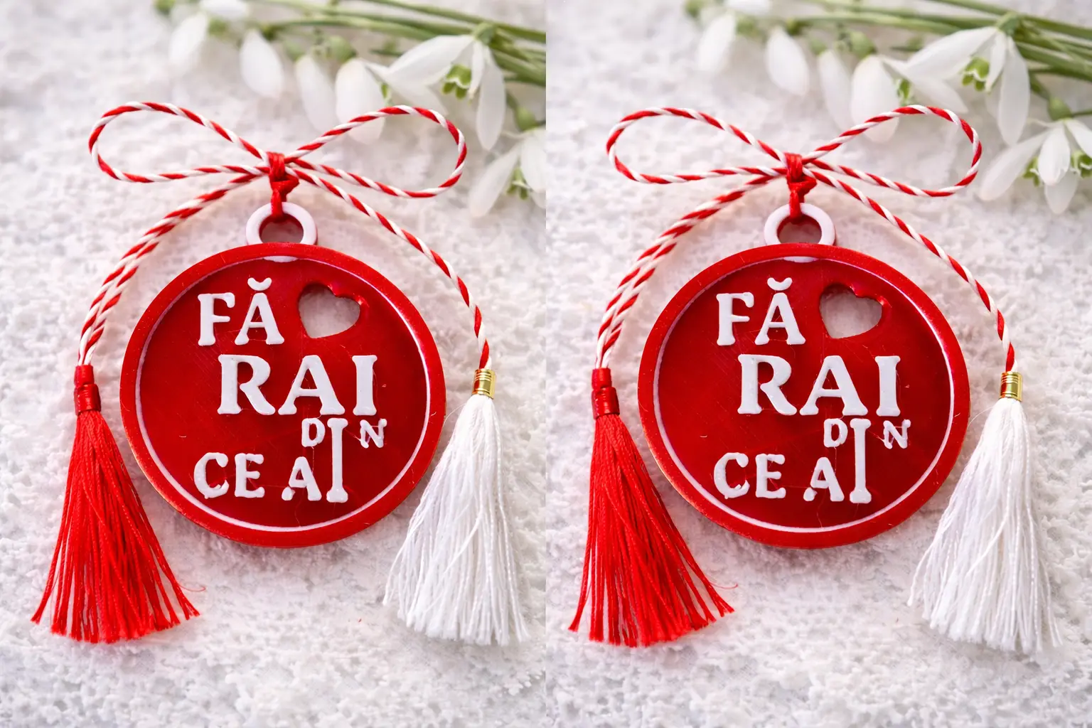 Mărțișor "Fă rai din ce ai" - imagine 4