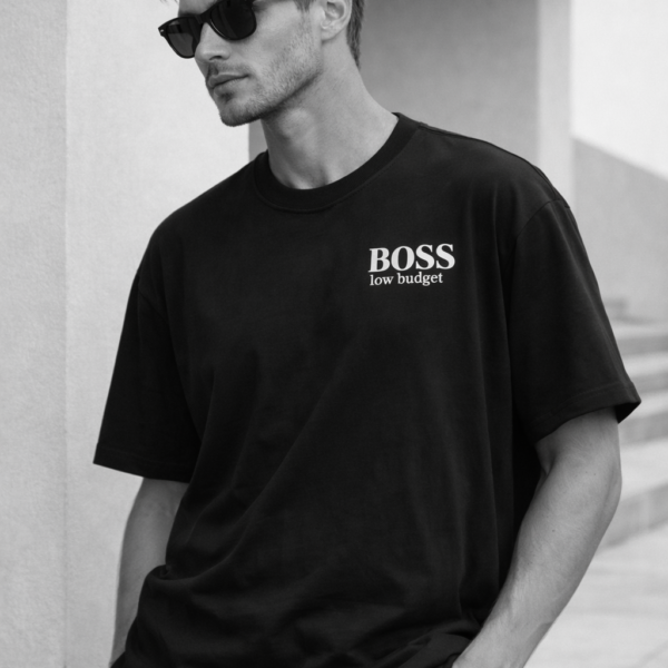 tricou unisex "BOSS low budget"